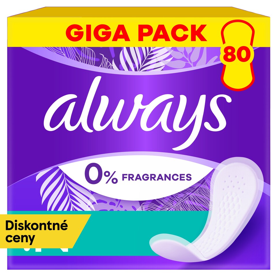 obrázok 1 z Always Daily Fresh Normal, 0 % parfumov a farbív 80 ks