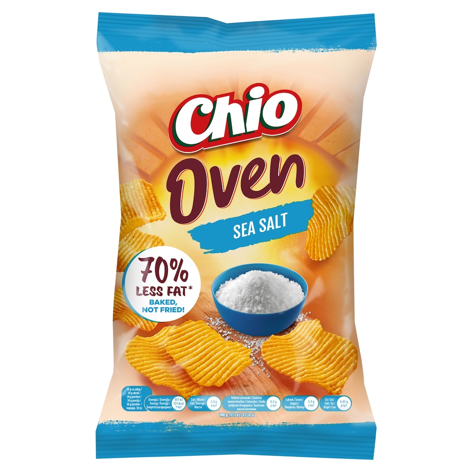 Chio Oven-Baked Sea Salt Flavored Potato Chips 100 g