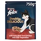 image 1 of FELIX Doubly Delicious Beef, Chicken & Veg Dry Cat Food 750g
