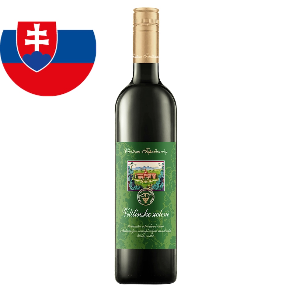 Château Topoľčianky Veltliner Green Slovak Varietal Dry White Wine 0.75 L