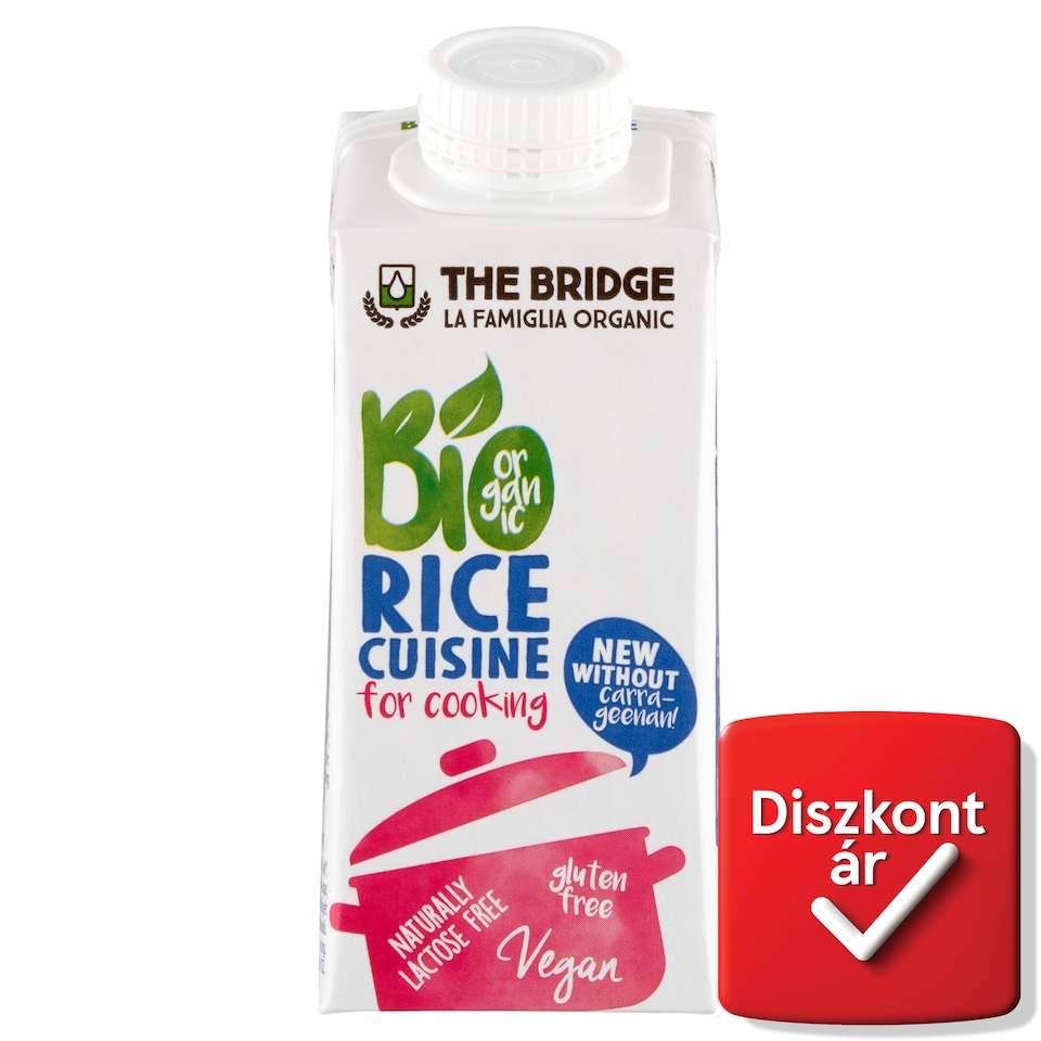 The Bridge UHT Gluten-Free Rice-Based Organic Cooking Cream 200 ml