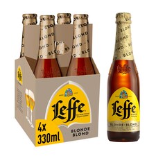 Leffe Blonde 4X330ml Bottle