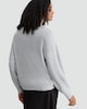 image 3 of F&F Knitted Paris Slogan Jumper with Wool in Grey