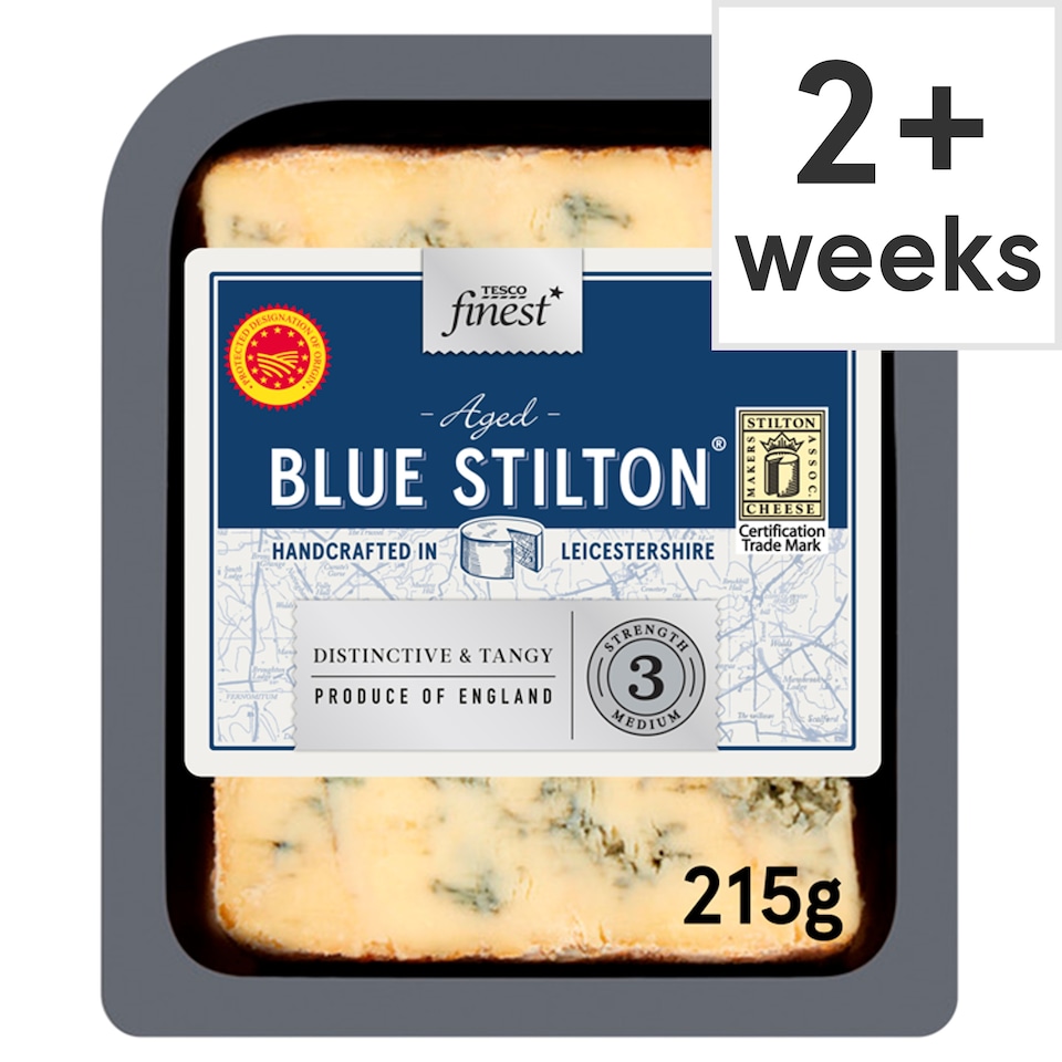 Tesco Finest Aged Blue Stilton 215G