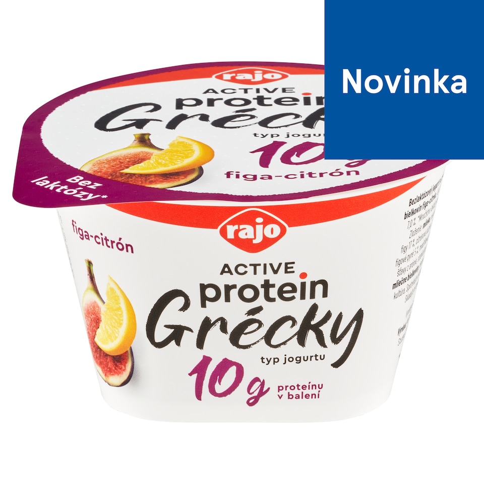Rajo Active Protein Grécky typ jogurtu figa-citrón 150 g