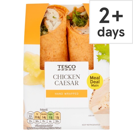 Tesco Chicken Caesar Wrap - Tesco Groceries Tesco Chicken Caesar Wrap - Tesco Groceries