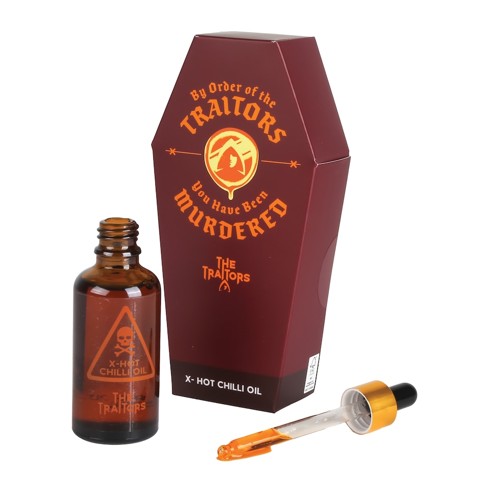 image 1 of The Traitors Hot Chilli Flavoured Sunflower Oil 45Ml Gift Set
