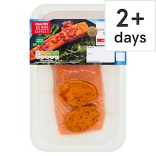 Tesco Roasted Red Pepper Salmon Fillets 230G