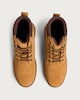 image 2 of F&F Lace Up Worker Ankle Boots in Tan