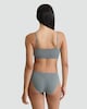 image 4 of F&F 2-Pack Ribbed Seamfree High Leg Hipster Knickers in Green