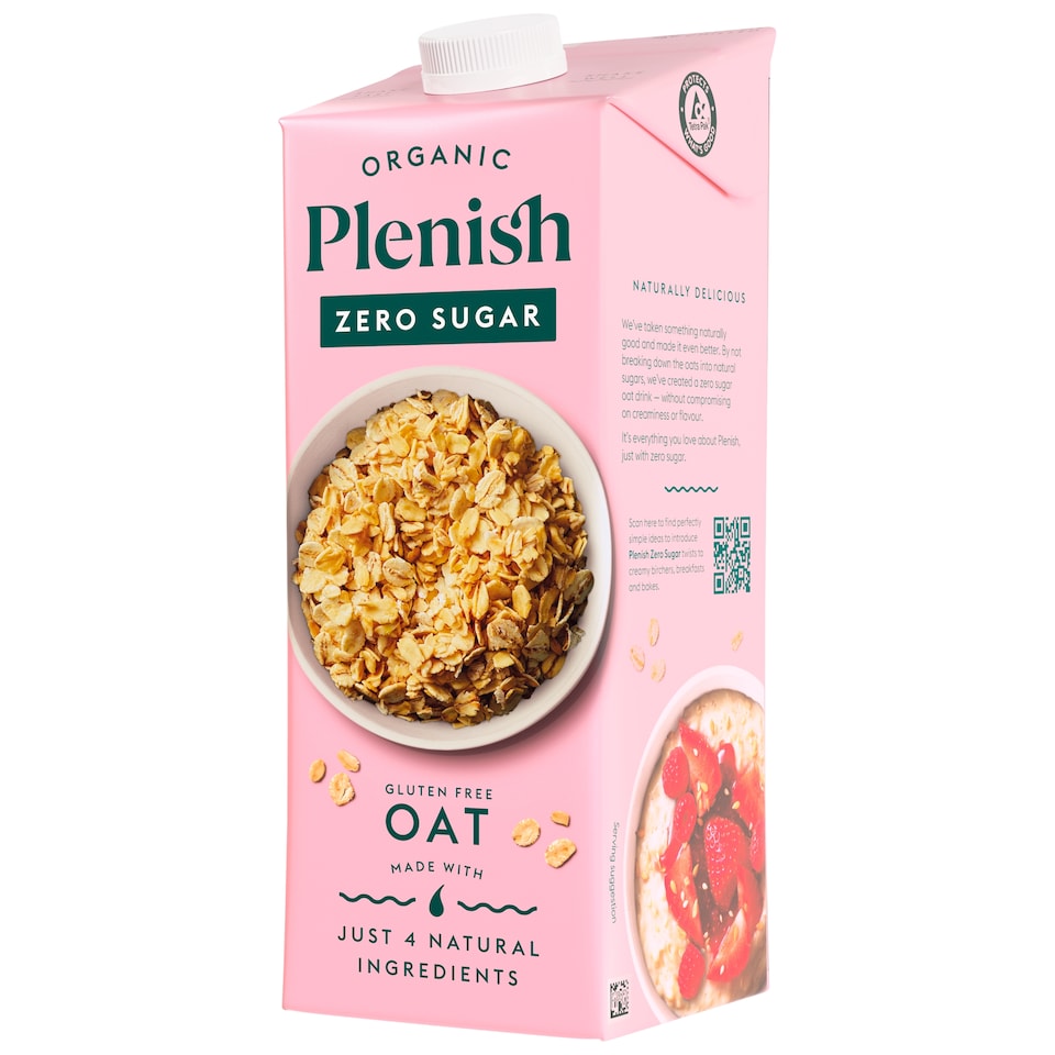 image 1 of Plenish Organic Oat Zero Sugar Drink 1L