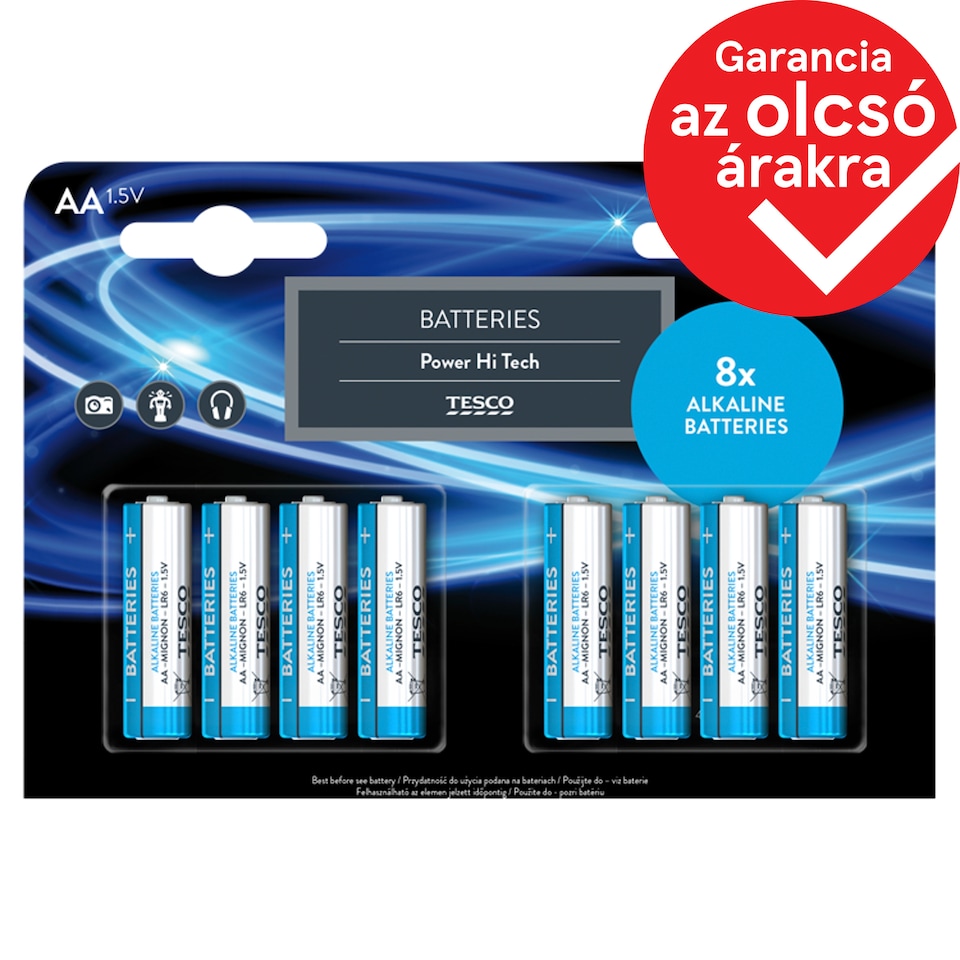 Tesco Hi Tech elem "AA" 8 db