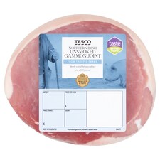 Tesco Northern Irish Unsmoked Gammon Joint 1.734kg - 2.330kg