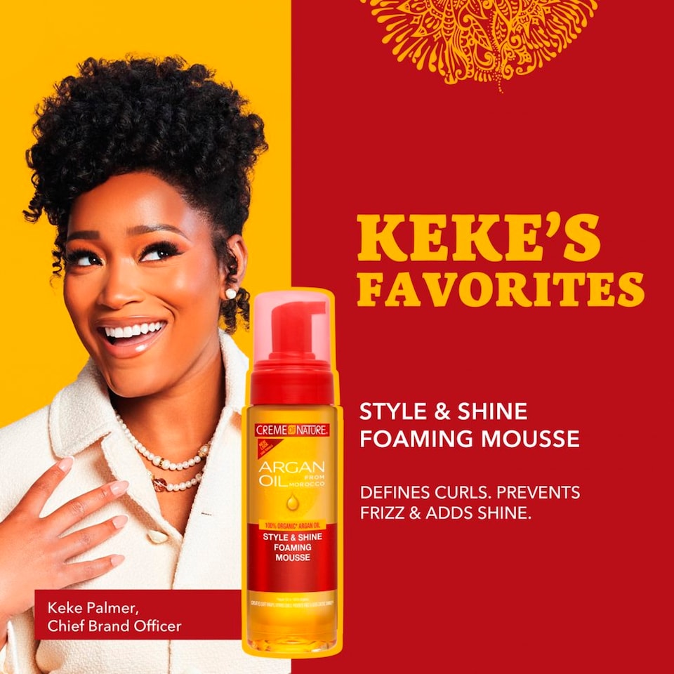 image 1 of Creme Of Nature Argan Oil Foaming Mousse 207Ml