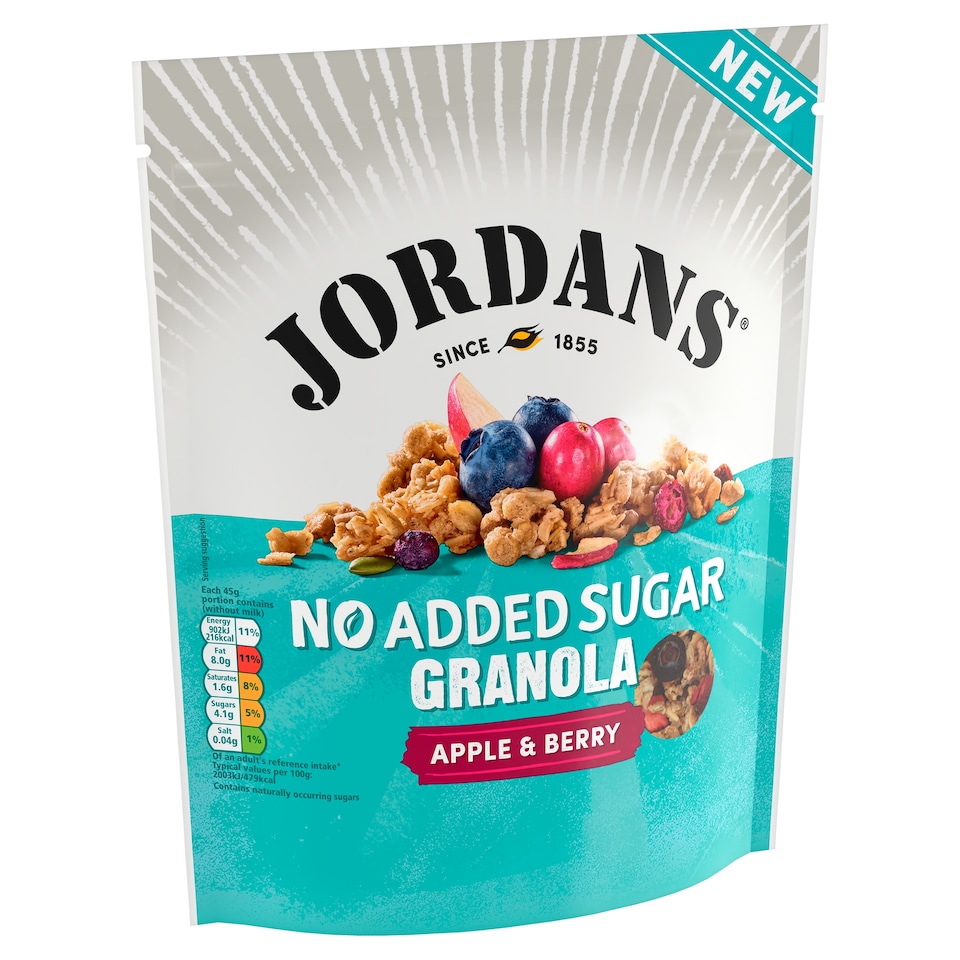 image 1 of Jordans No Added Sugar Granola Apple & Berry 425g