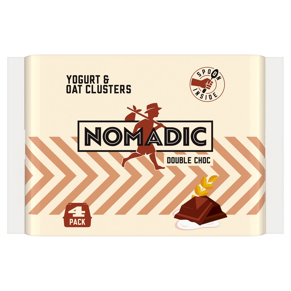 Nomadic Yoghurt And Oat Clusters Chocolate 3 X 169G
