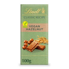 Lindt Classic Recipe Vegan Hazelnut Chocolate 100G
