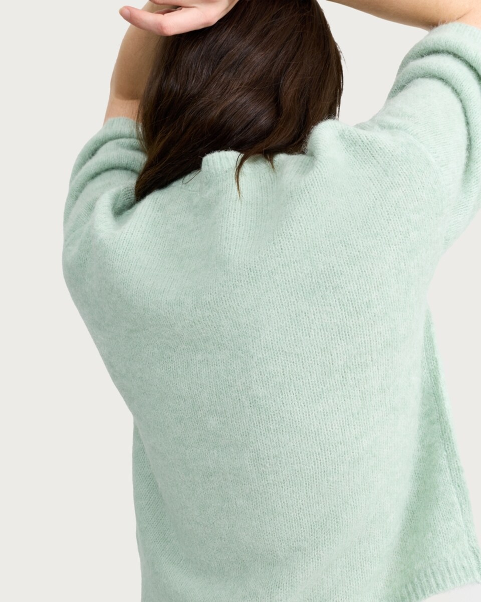 image 1 of F&F Knitted Button Up Cardigan in Green