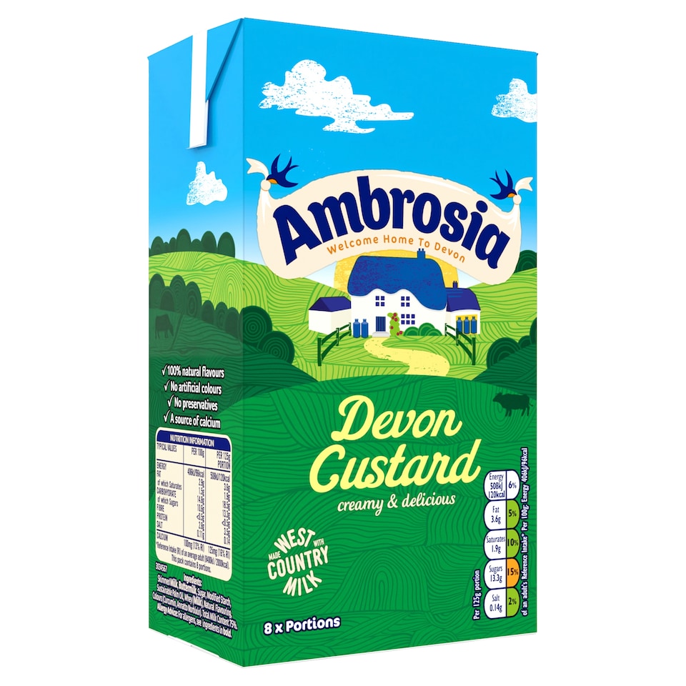 image 1 of Ambrosia Devon Custard 1Kg