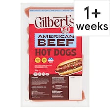 Gilberts American Hot Dogs 350G
