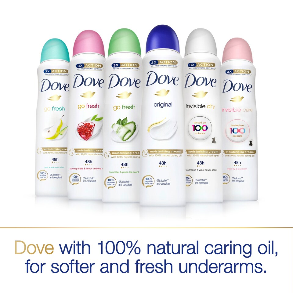 image 1 of Dove Invisible Care Anti Perspirant 150Ml