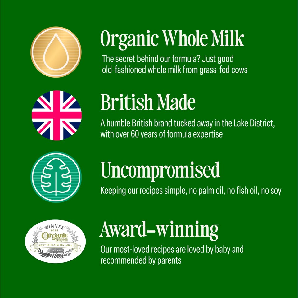 image 1 of Kendamil Organic Toddler Milk 3 From 12 Month+ 800g