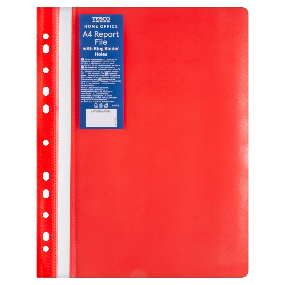 Tesco Home Office Report File A4