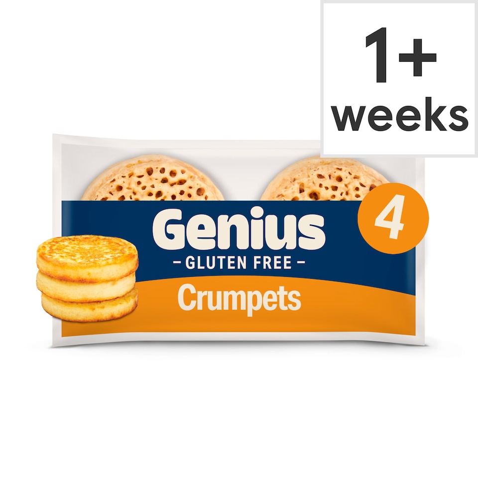 Genius Gluten Free Crumpets 4 pack