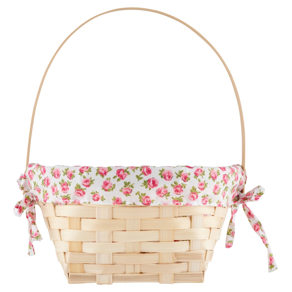 Jumi Bambusový košík s látkou