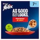 image 3 of Felix As Good As It Looks Senior Cat Food Meat 12 X 100G