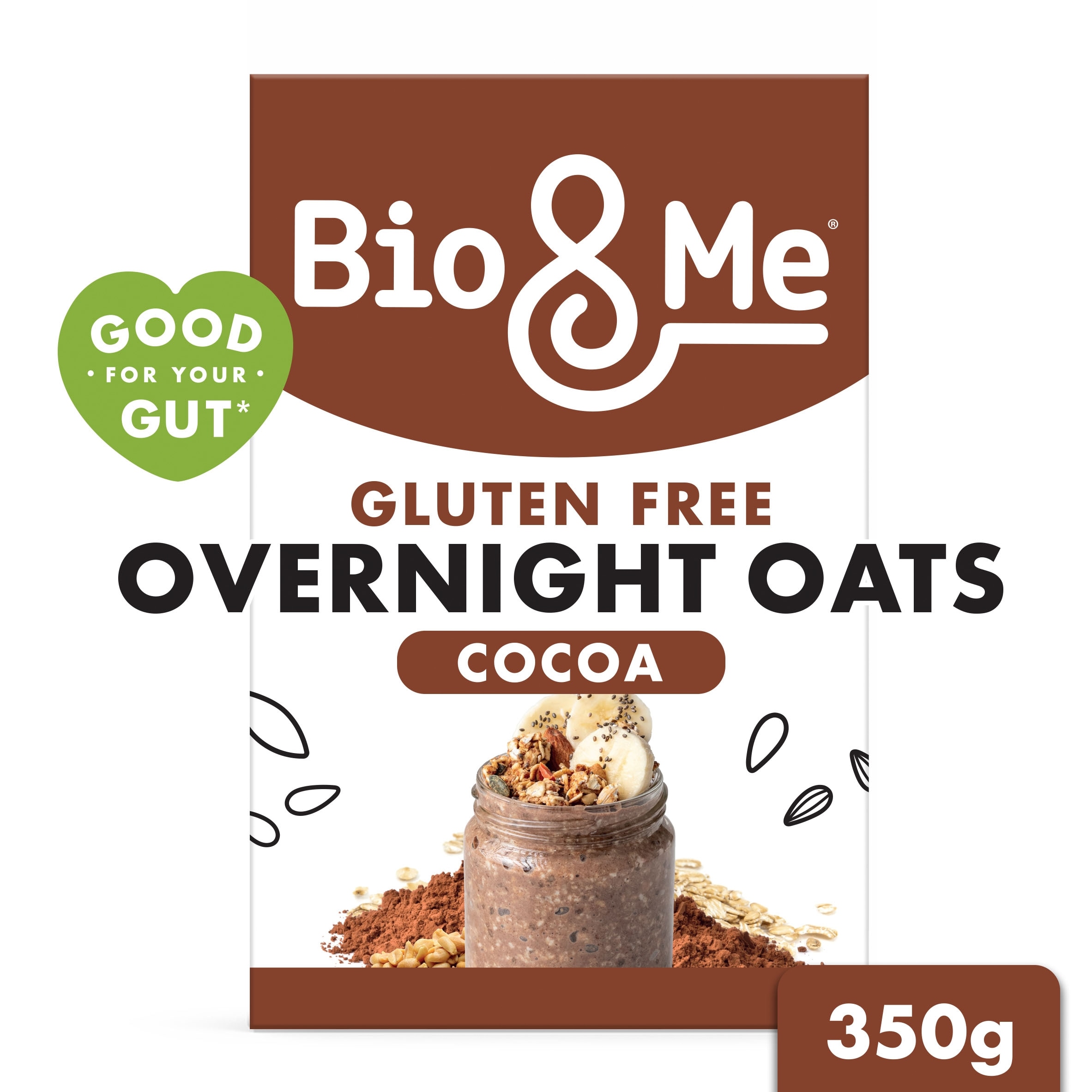 Bio&Me Cocoa Gluten Free Overnight Oats 350g