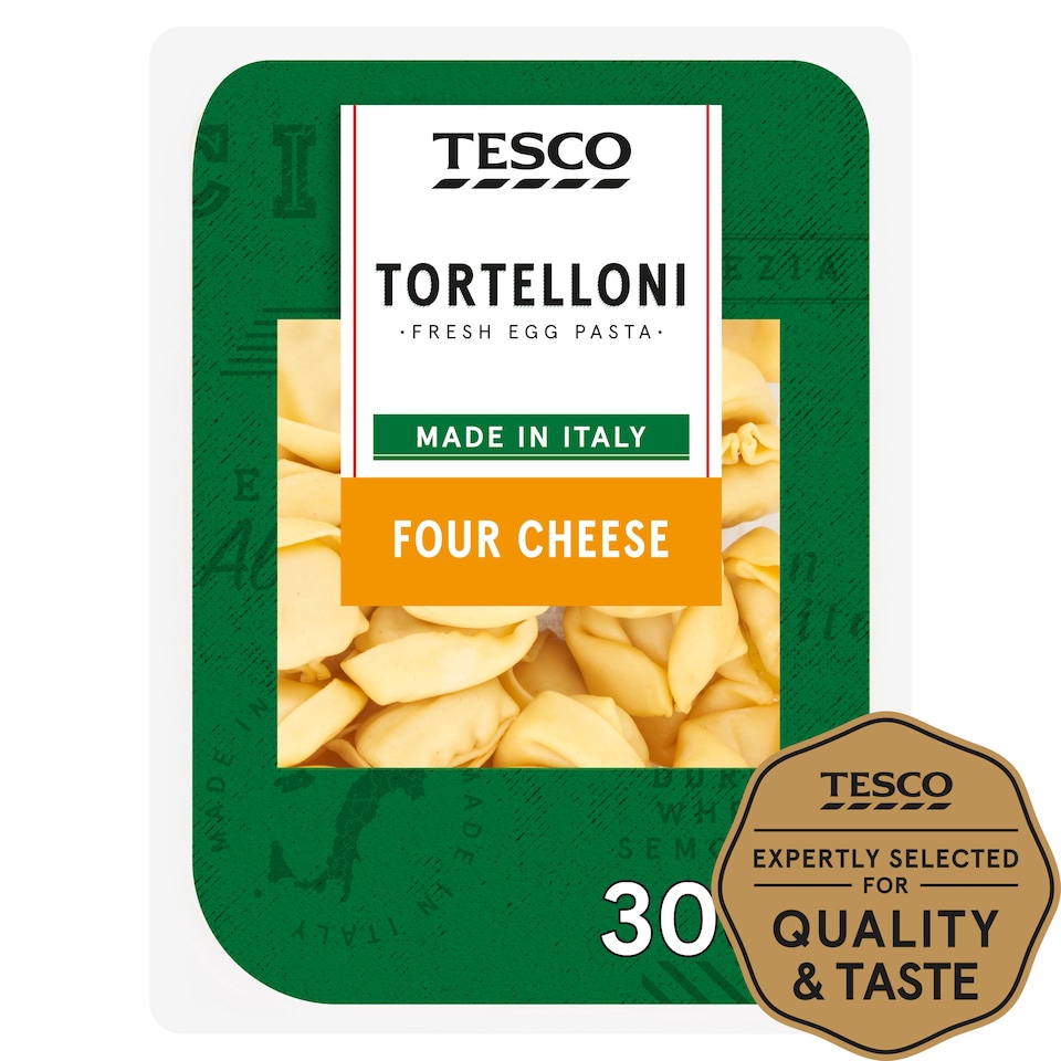 Tesco Four Cheese Tortelloni 300G