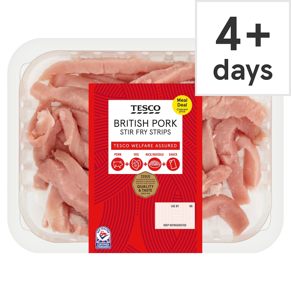 Tesco Pork Stir Fry Strips 250g