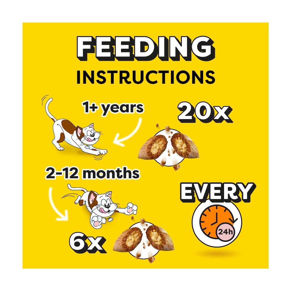 image 1 of Dreamies Cat Treat Biscuits with Beef 60g