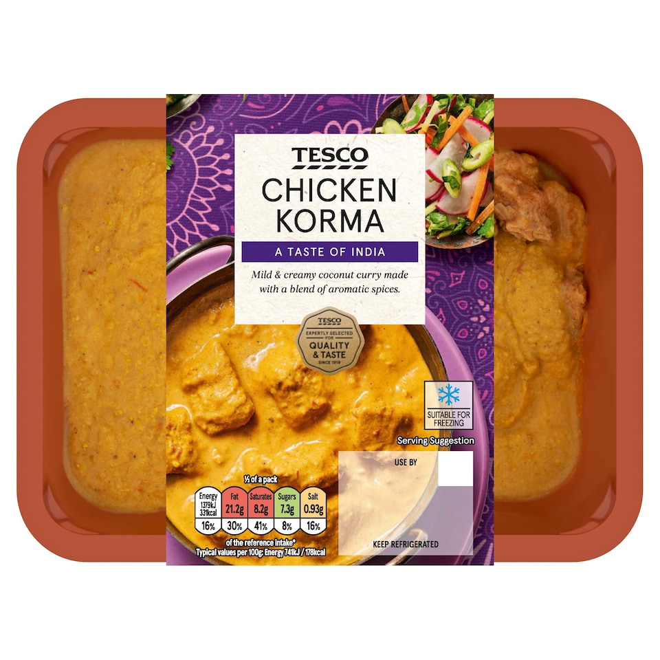 Tesco Chicken Korma 400g