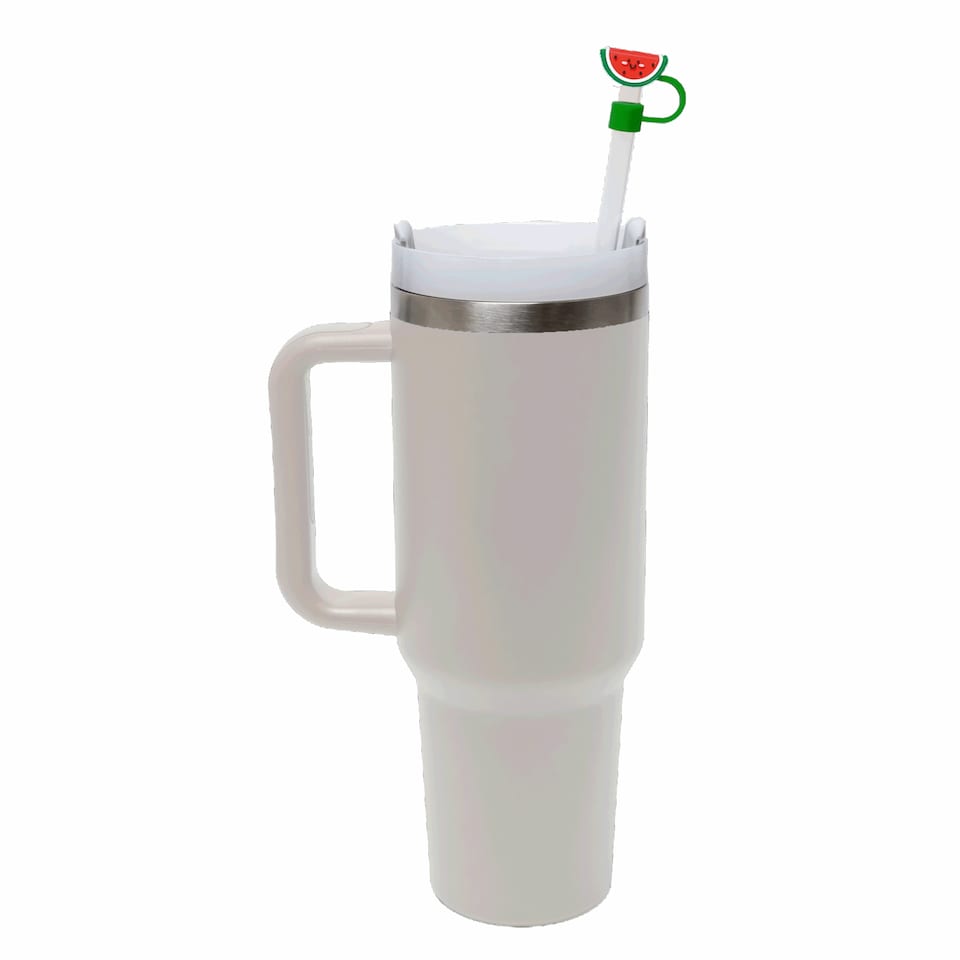 image 1 of Joie Fruits Tumbler Straw Caps 4 Pack