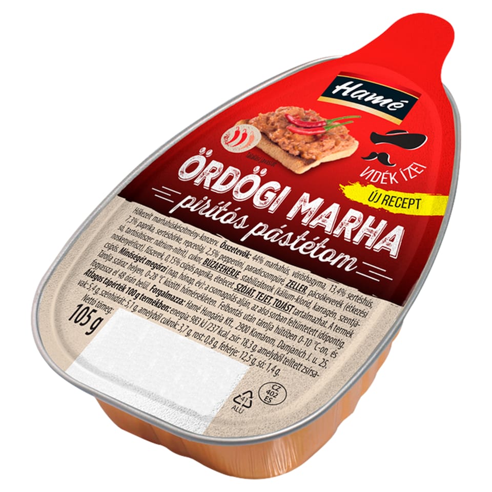 Hamé Ördögi Marha pirítós pástétom 105 g