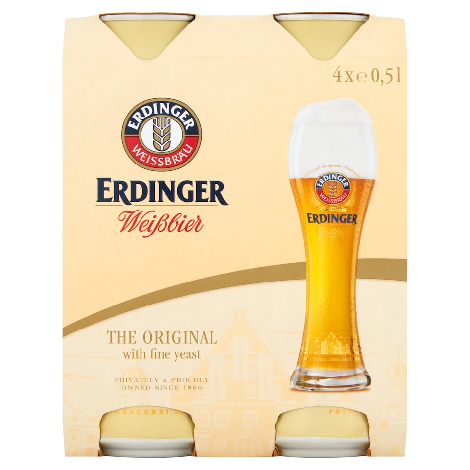 Erdinger Heffe Can 4X500ml