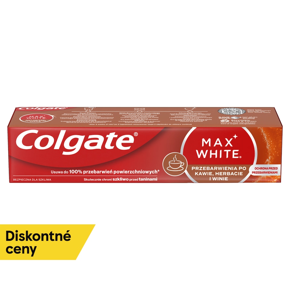 obrázok 1 z Zubná pasta Colgate Max White For Coffee, Tea & Wine stains 75 ml