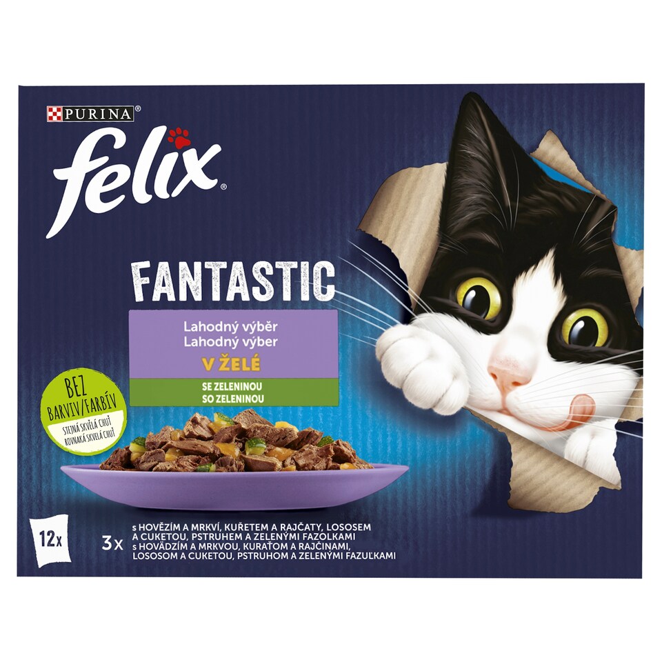 obrázok 1 z FELIX Fantastic výber so zeleninou 12 x 85 g