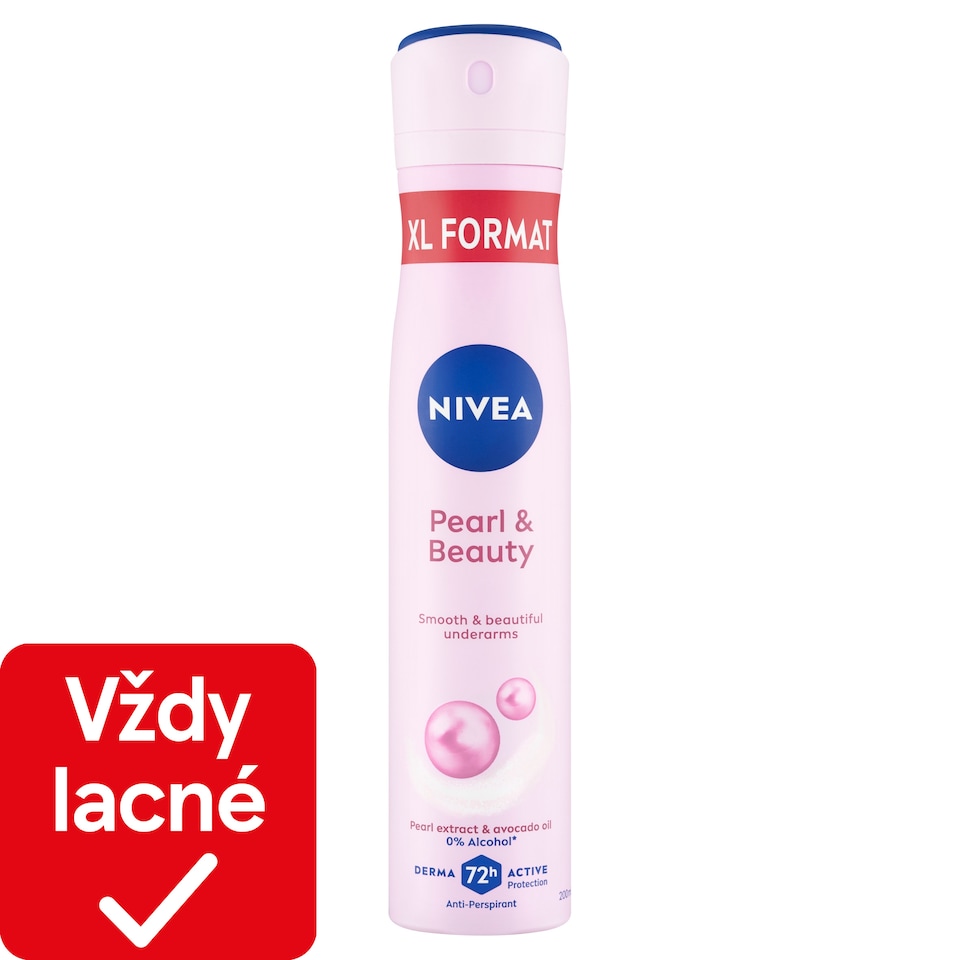 obrázok 1 z Nivea Pearl & Beauty Sprej antiperspirant 200 ml