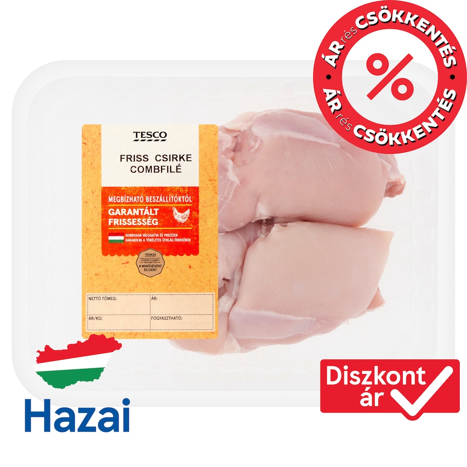 Tesco Fresh Chicken Thigh Fillet 500 g