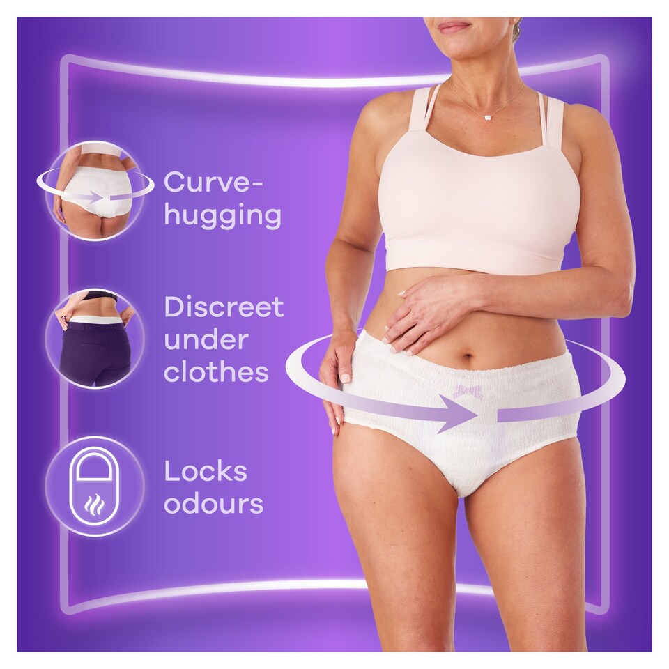 image 1 of Always Discreet Incont Pants Plus Large X8