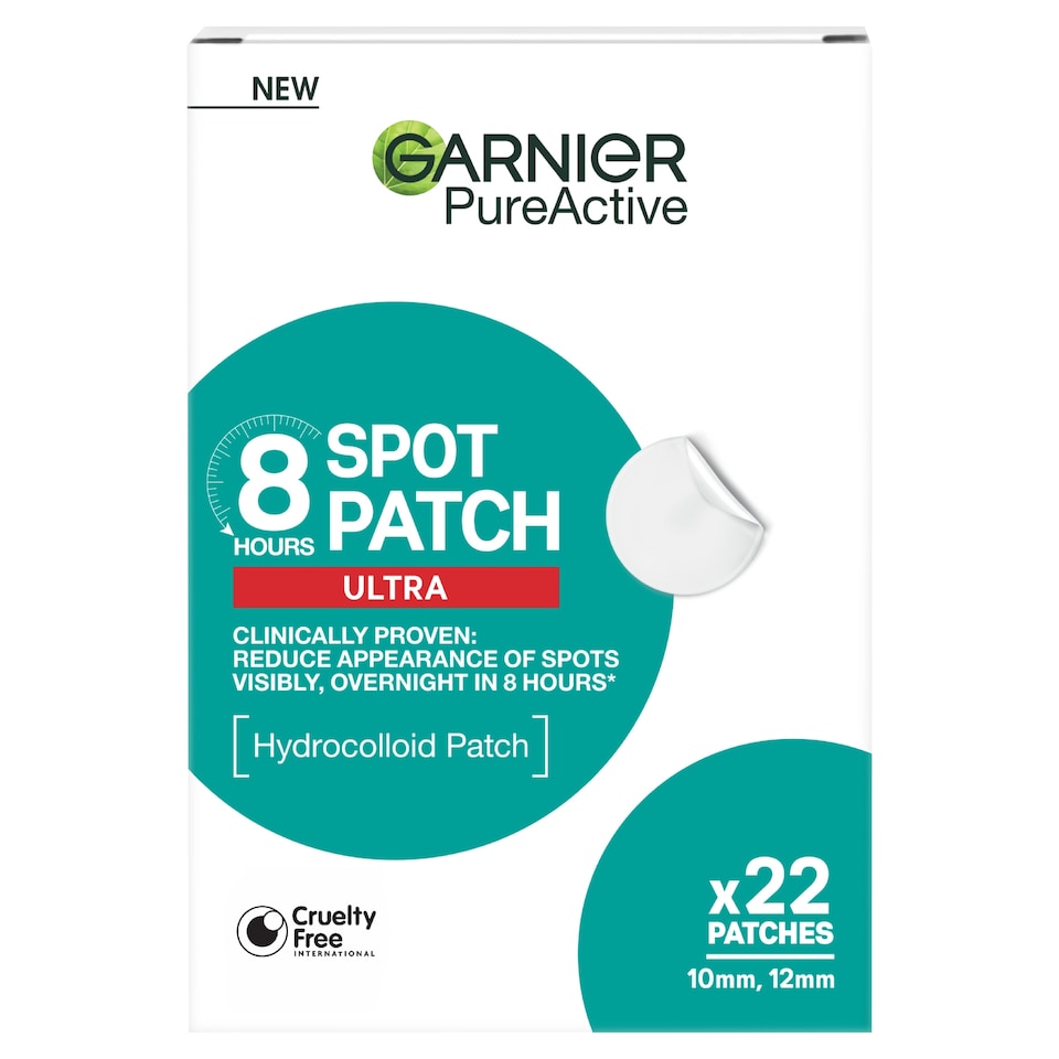 image 1 of Garnier Pure Active Spot Hydrocolloid Ultra Invisible 22 Patch