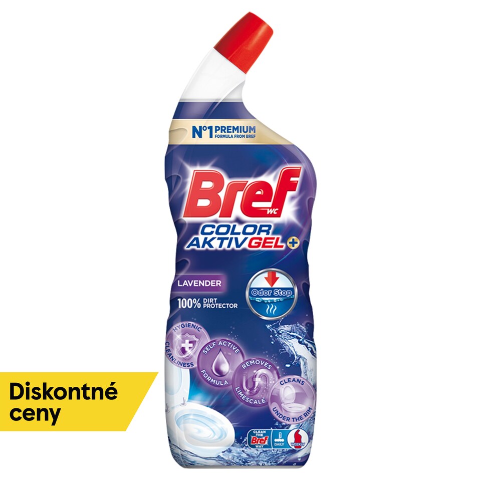 image 1 of Bref Color Activ Gel Lavender Liquid Toilet Cleaner 700 ml