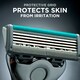 image 4 of Wilkinson Sword Quattro Titanum Razor Plus 8 Blades