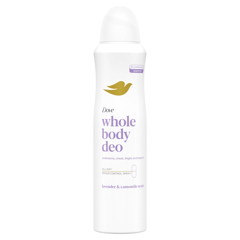 Dove Whole Body Lavender & Chamomile Deodorant 150 ml