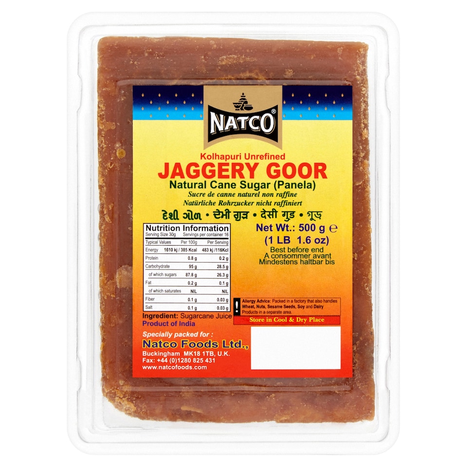 NATCO JAGGERY GOOR 500G