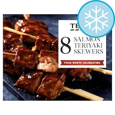 Tesco 8 Salmon Teriyaki Skewers 280g