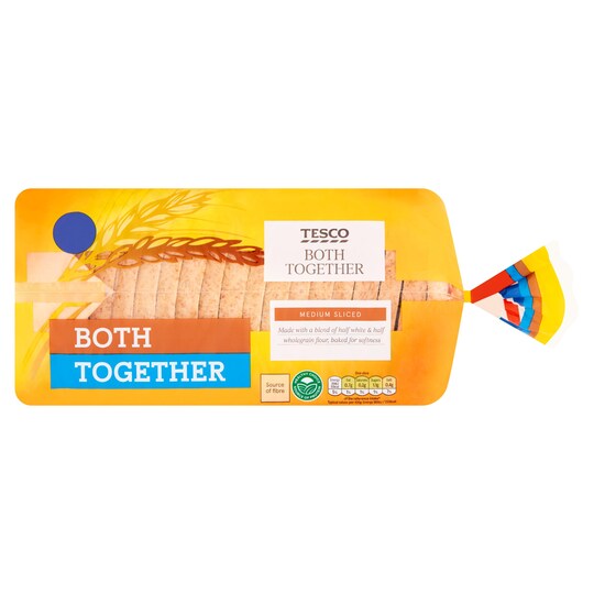 Tesco Both Together Bread 800G Tesco Groceries